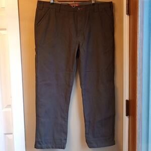 Colman Utility fleece lined outdoor work pants stretch waist size 38W 30L New